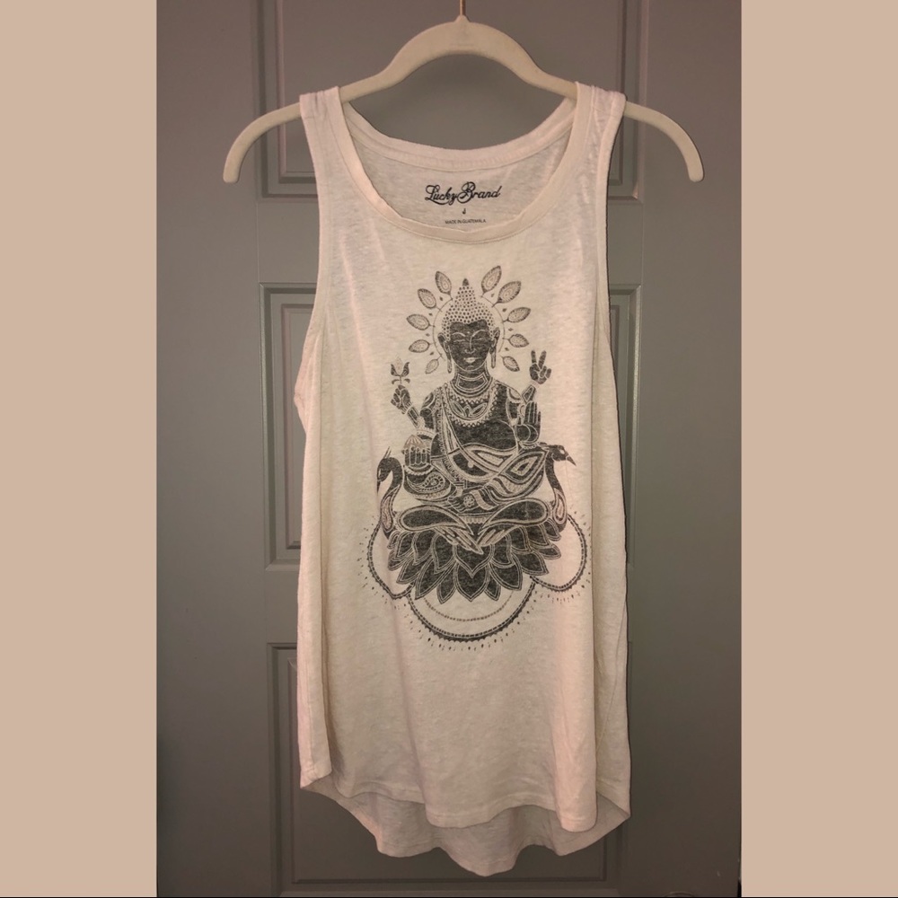 “Lucky Brand” Buddha tank top